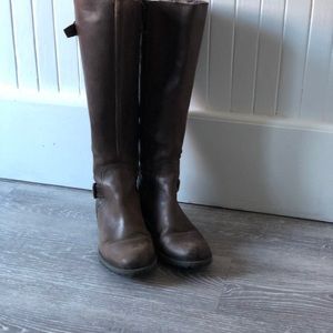 Franco sarto riding brown boots size 6.5